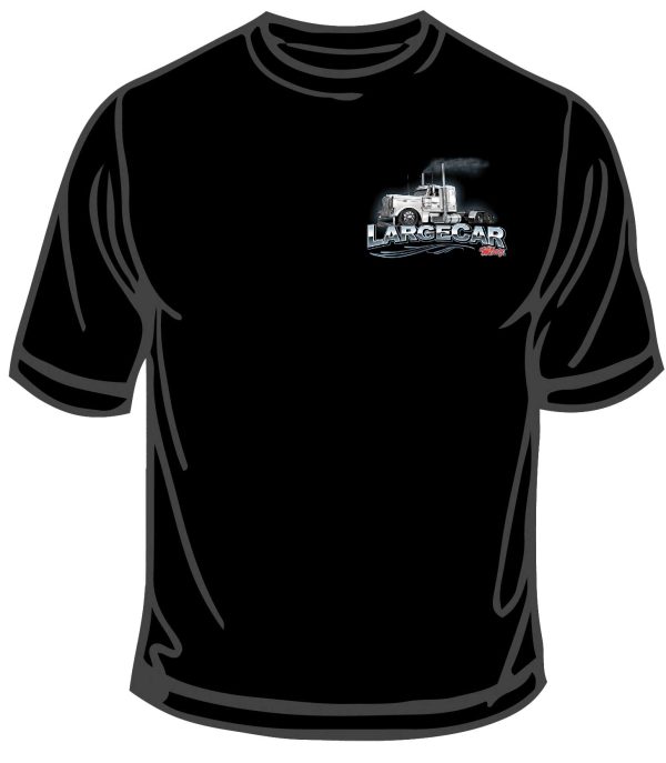 2025 Black LargeCarMag T Shirt - Image 2