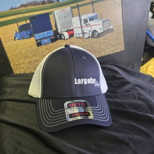 Snap Back Mesh Back Hat Blue With White Mesh and White Stitching