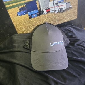 Snap Back Mesh Back hat Grey with Black Mesh MW Logo