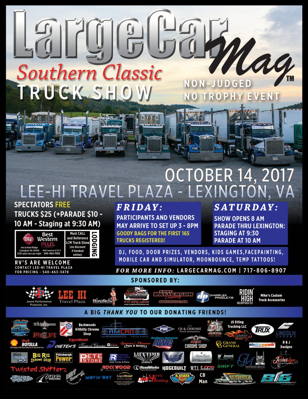 LCM 17 Southern Classic truck show ad LargeCarMag